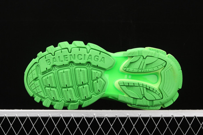 bl track trainers sneaker fluorescent green a11703