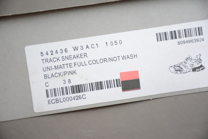 bl track led trainers sneaker black pink 10605