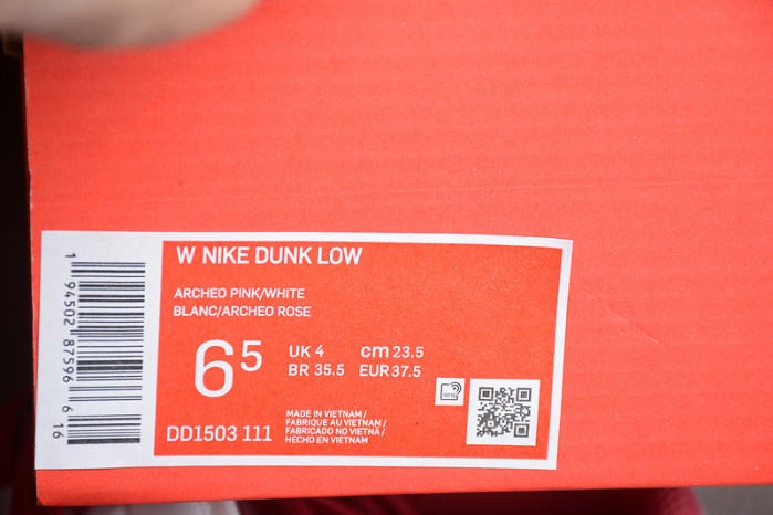 nike dunk low archeo pink wmns dd1503-111