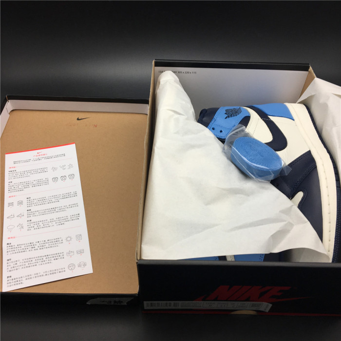 air jordan 1 retro high obsidian unc 555088-140