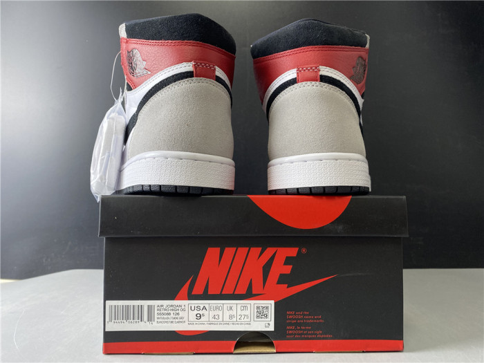 jordan 1 retro high light smoke grey - 555088-126