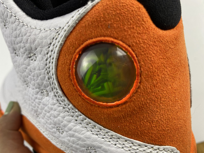 air jordan retro 13 starfish white black 414571-108