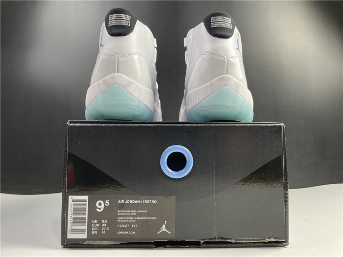air jordan 11 retro legend blue 378037-117