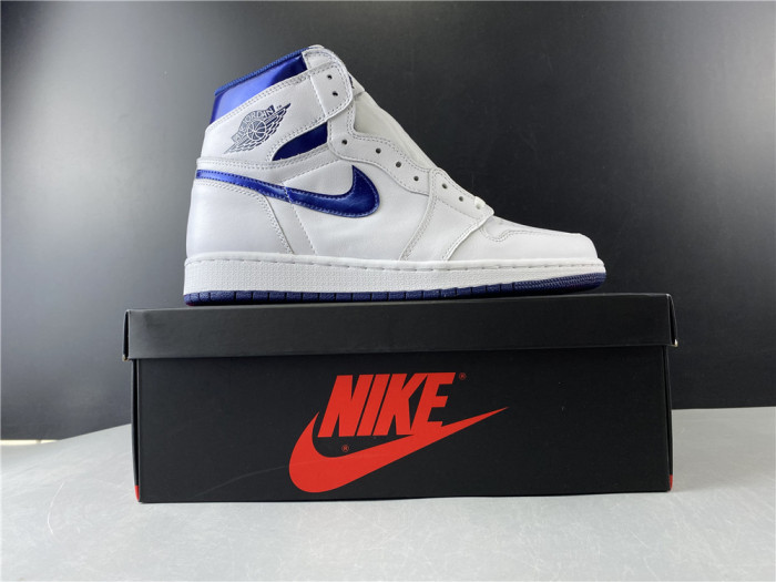 jordan 1 retro high og "metallic navy" 555088-106