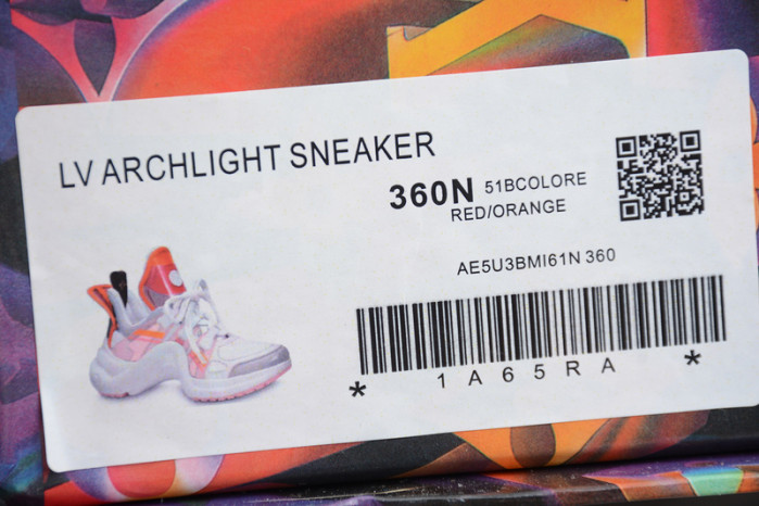 lovt white orange sneaker