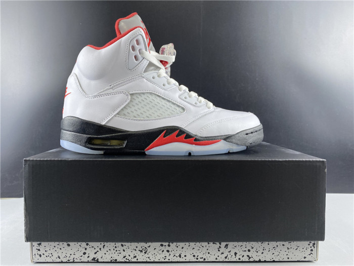 jordan 5 retro fire red silver tongue (2020) - da1911-102