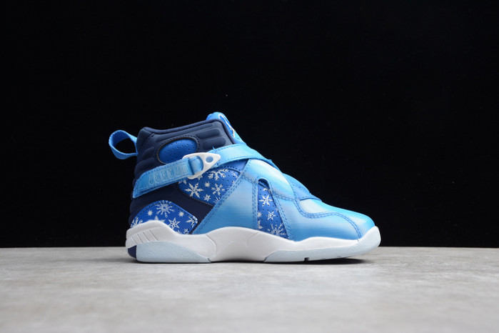 air jordan 8 kids retro snow blizzard 305369-400