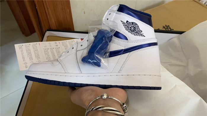 jordan 1 retro high og "metallic navy" 555088-106