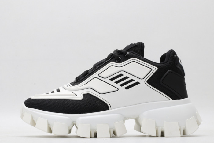 PRAD WHITE BLACK SNEAKERS