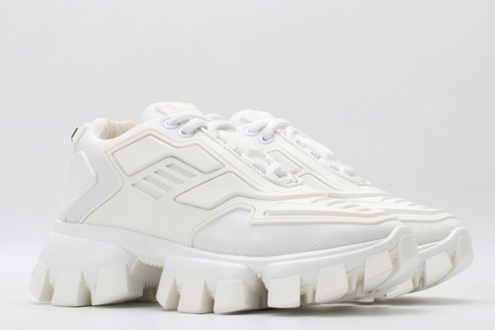 PRAD WHITE SNEAKERS