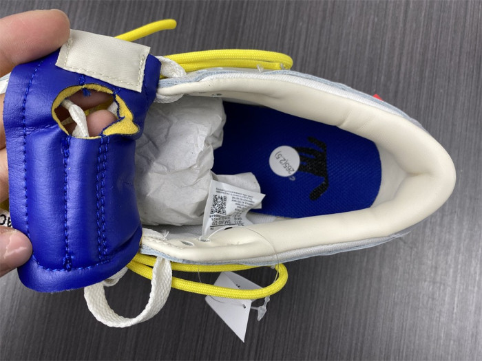 nike dunk low off-white lot 27 dm1602-120