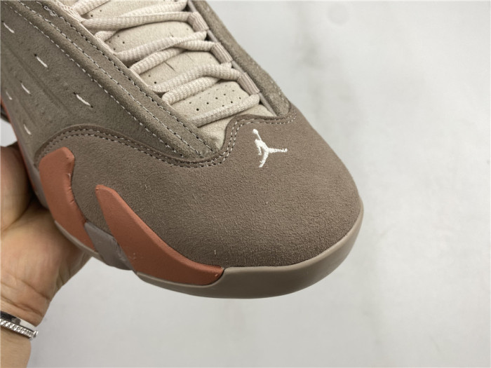 clot x air jordan 14 low sepia stone dc9857-200