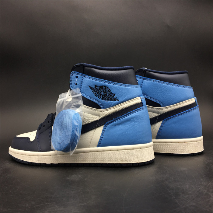 air jordan 1 retro high obsidian unc 555088-140