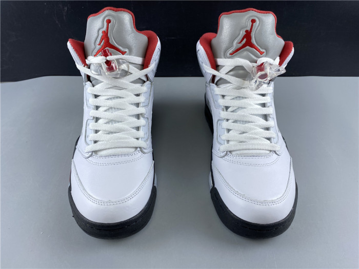 jordan 5 retro fire red silver tongue (2020) - da1911-102