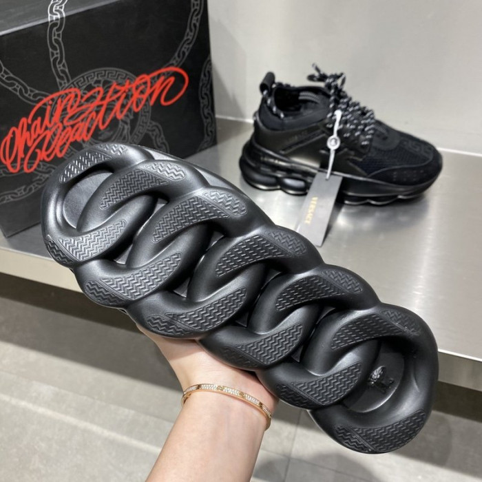 vse chain reaction black sneaker