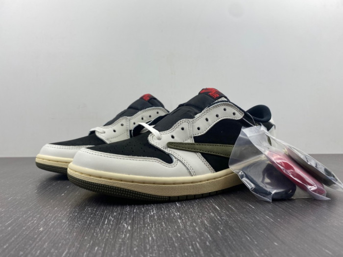 travis scott x air jordan 1 low og olive dz4137-106