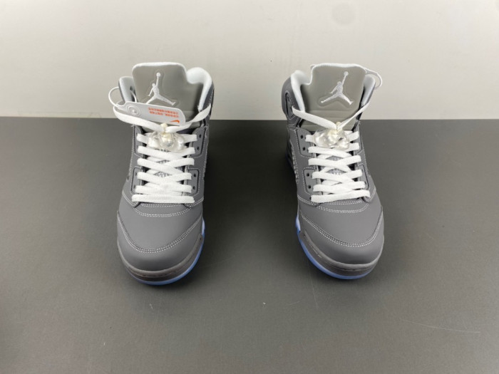 OFF WHITE AIR JORDAN 5 RETRO WOLF GREY - 136027-005