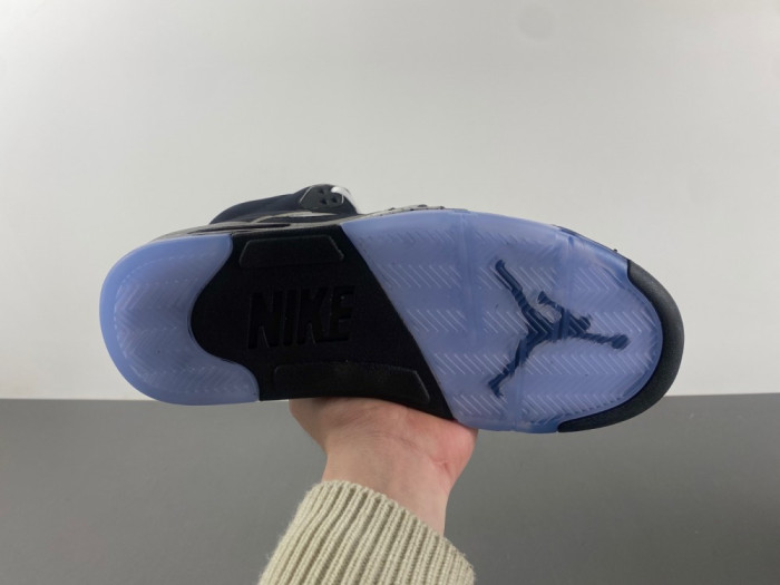 OFF WHITE AIR JORDAN 5 BLACK METALLIC REIMAGINED - HF3975-00