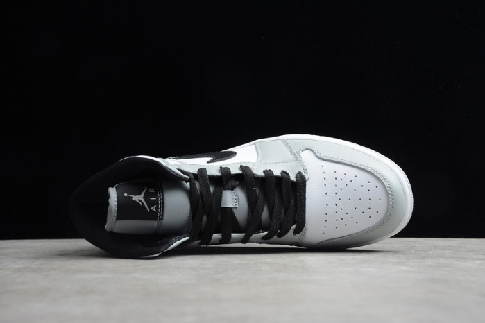 air jordan 1 mid light smoke grey 554724-092