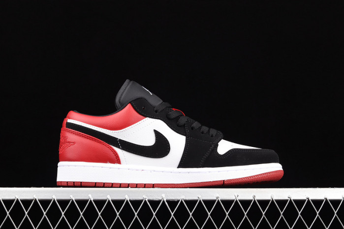 air jordan 1 low black toe 553558-116
