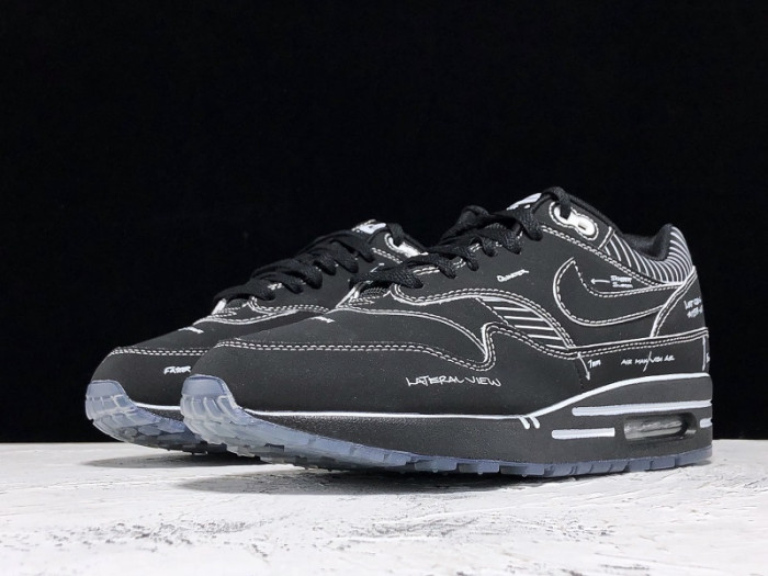 air max 1 tinker sketch to shelf black cj4286-001