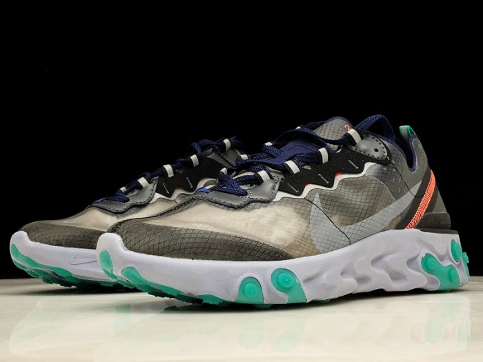 nike react element 87 black neptune green aq1090-005