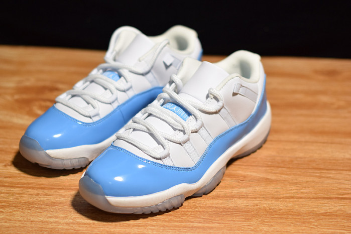 air jordan 11 retro low "carolina 2017 release" mens 528895-106