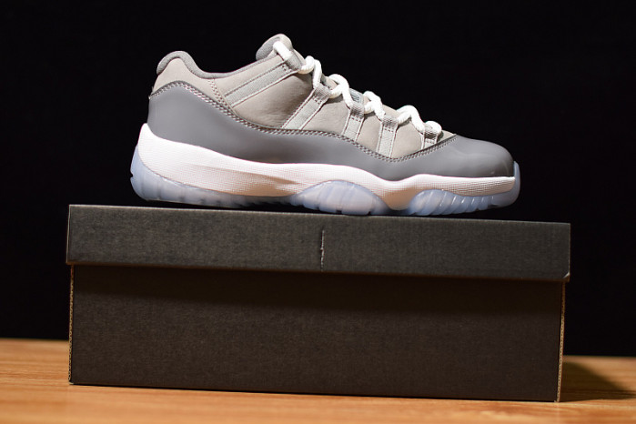 air jordan 11 low cool grey 528895-003
