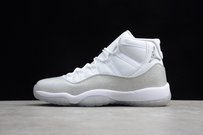 jordan 11 retro white metallic silver - ar0715-100