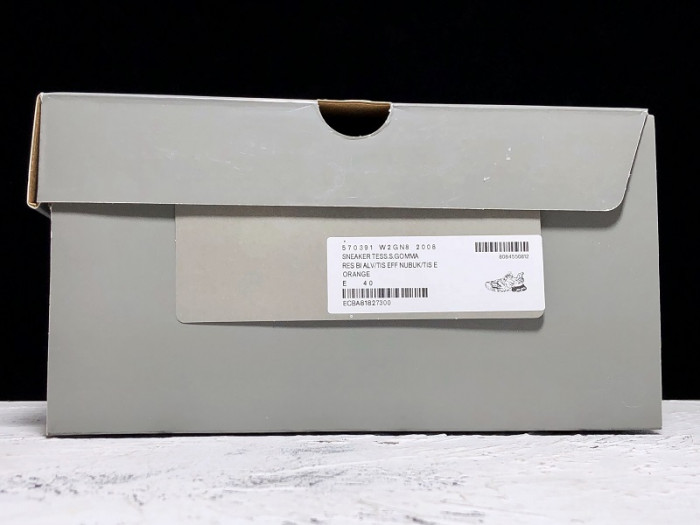 bl track trainers sneaker orange black grey h903p068