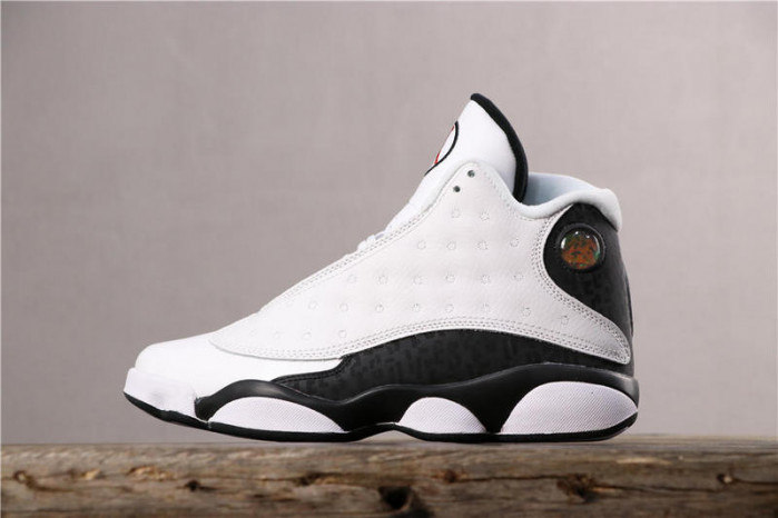 air jordan 13 retro sngl day "love and respect" black/ white mens 888164-112