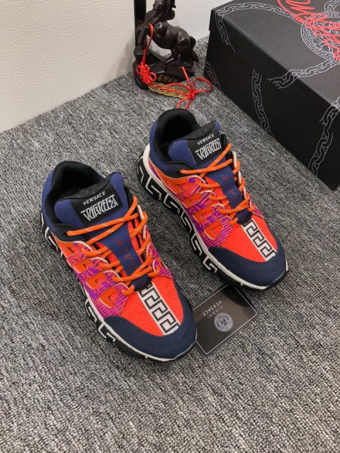 vse chain reaction orange sneaker