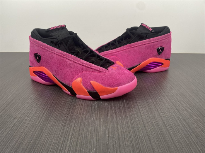jordan 14 retro low shocking pink (w) dh4121-600