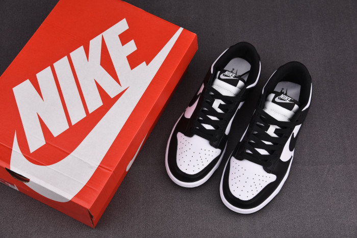 nike dunk low white black dd1391-100