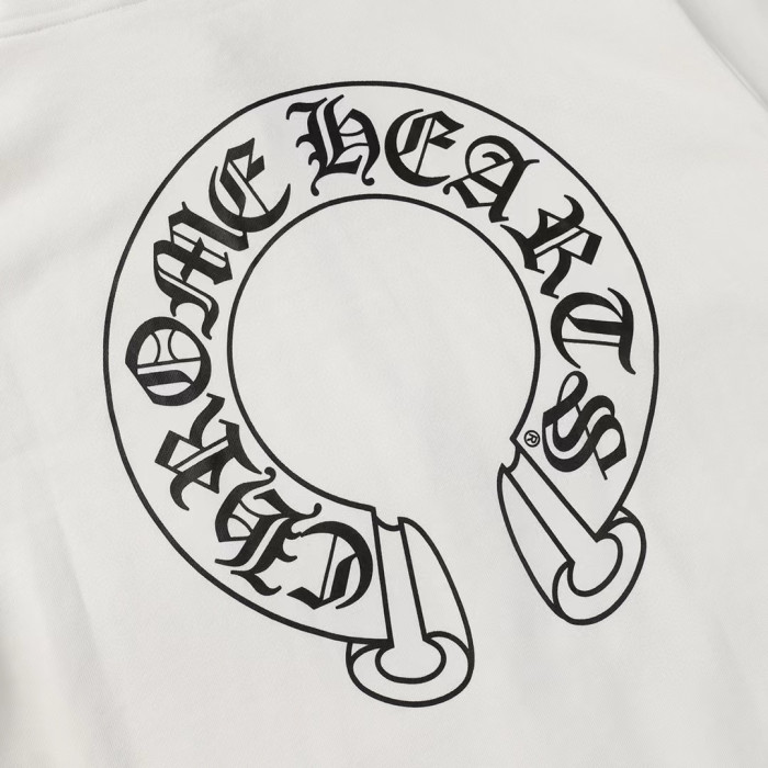 Ch*0me He**ts horseshoe floral zip up hoodie fw00151